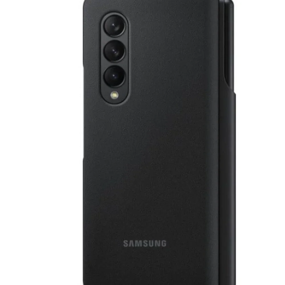 Flip Cover with Pen for Samsung Galaxy Z Fold3 5G - Black